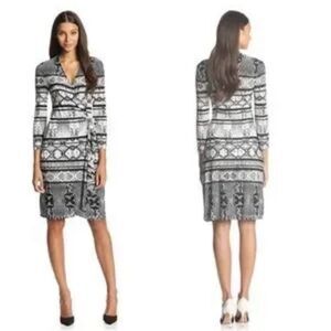 BCBGMaxAzria - 
Snake Adele Stretch Jersey Wrap .Dress size S